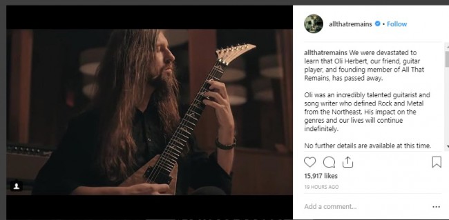 chitaristul oli herbert