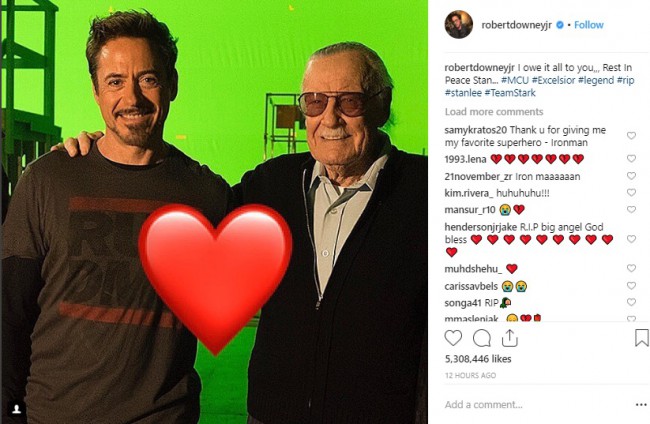 robert downey si stan lee