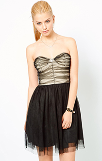 rochie neagra tulle