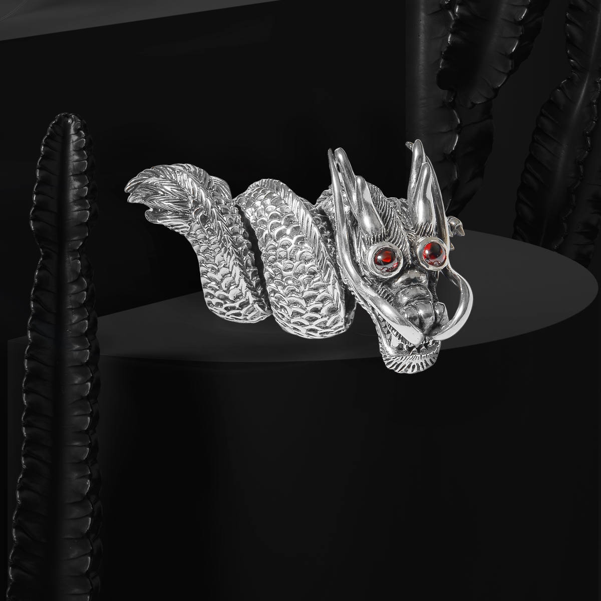  Inel din argint dragon XL 