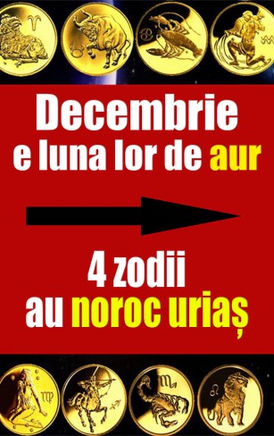 4 zodii norocoase in decembrie