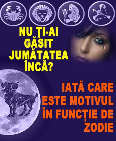 de ce nu ti-ai gasit jumatatea