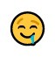 emoji cu saliva