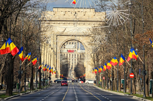 strada din Bucuresti cu restrictii rutiere pentru parada de 1 decembrie