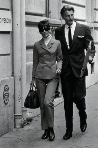 Audrey Hepburn in costum masculin