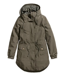 Parka kaki