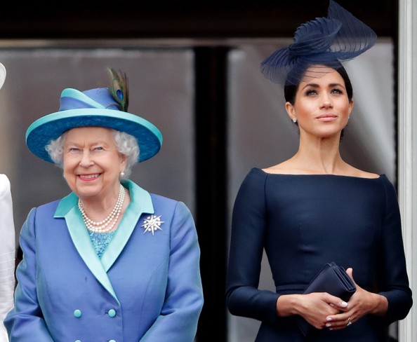 Regina și Meghan Markle