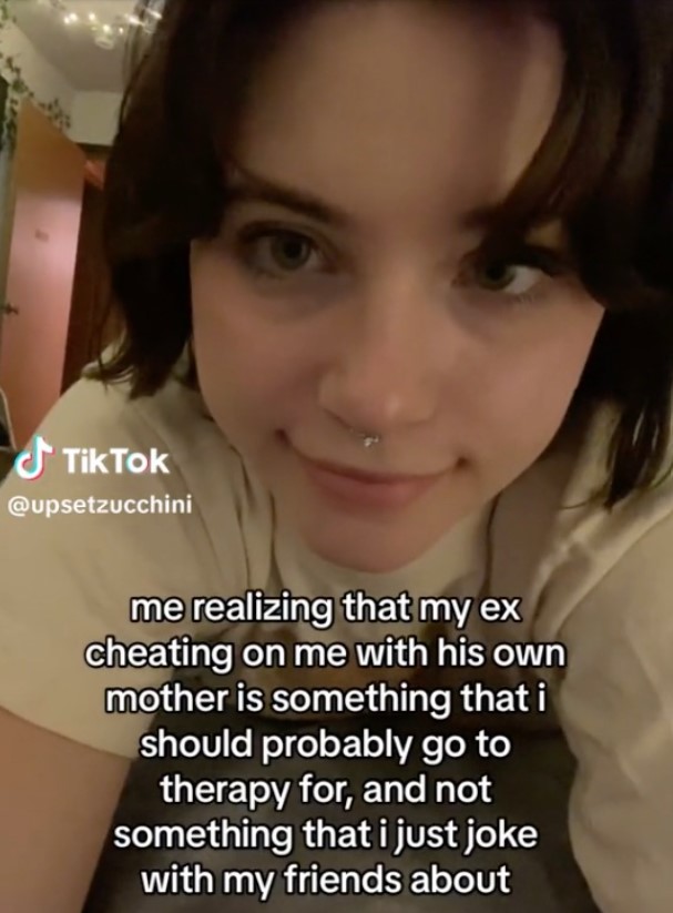 Emma, tânără din SUA într-un videoclip postat pe pagina sa de TikTok.
