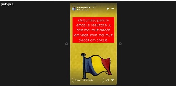 mesaj codin maticiuc pe insta