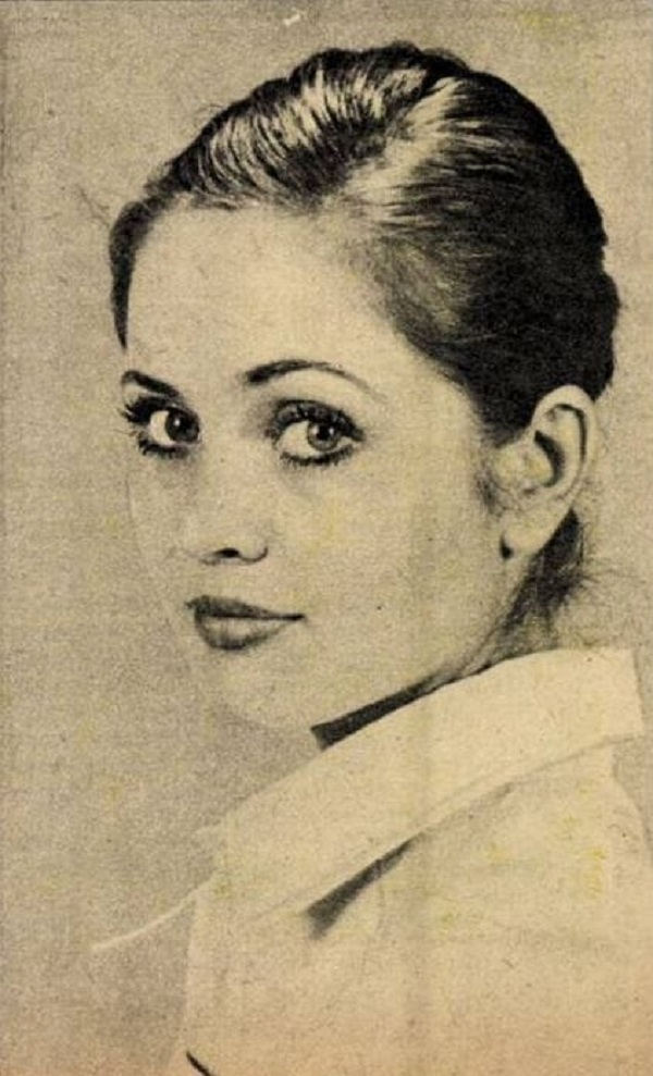fotografie alb negru cu diana lupescu in tinerete
