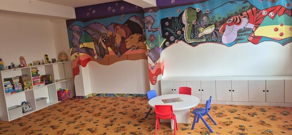 cum arata o sala de clasa din gradinita kinderiada din timisoara