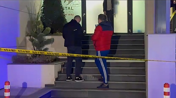 clinica stomatologica pe care a fost pus sigiliul de politie