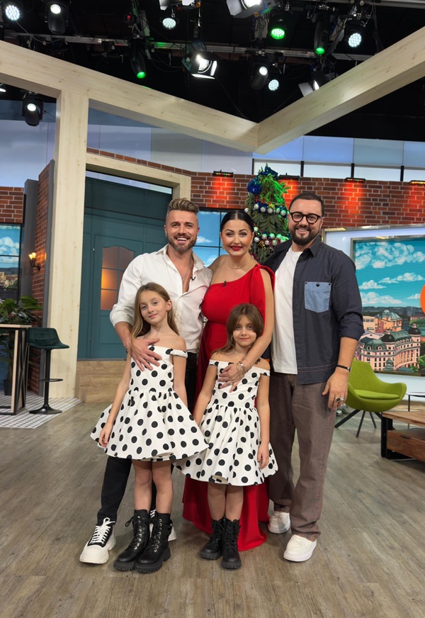 tavi clonda gabriela cristea si fetitele lor in emisiunea la maruta