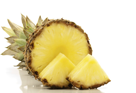 felii de ananas anannas proaspat