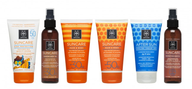 gama apivita suncare pentru toata familia