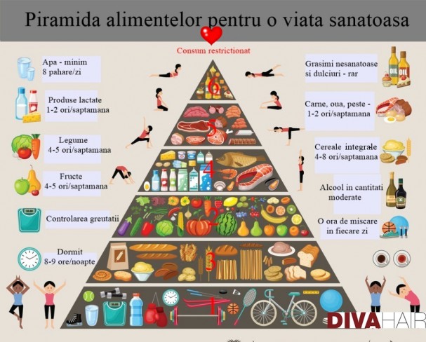 Piramida Alimentelor Divahair Ro