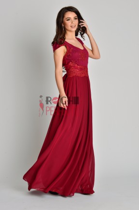 rochie de seara bordo