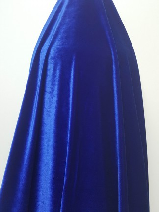 catifea albastra pentru rochii