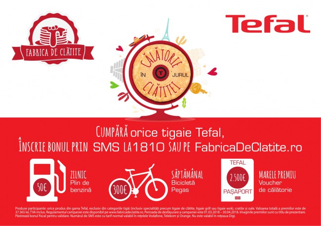 afis fabrica de clatite Tefal