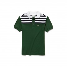 tricou cu banda decorativa Lacoste