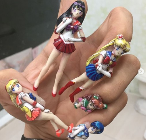 unghii personaje Sailor Moon