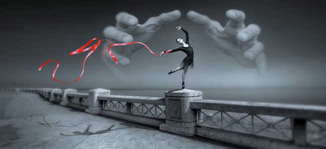 ilustratie femeie balerina