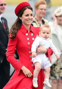 Kate Middleton si printul George