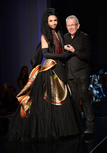 Conchita Wurst si Jean-Paul Gaultier