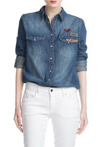 zara bluza denim