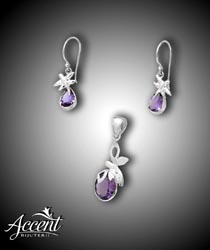 Set de bijuterii violet