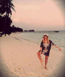 Delia in Maldive