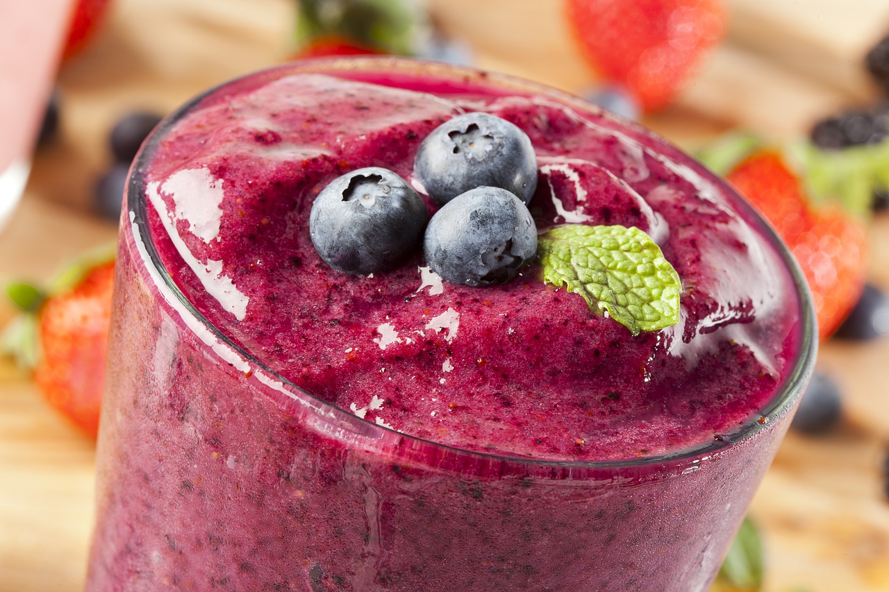 smoothie detoxifiere ficat-smoothie cu afine