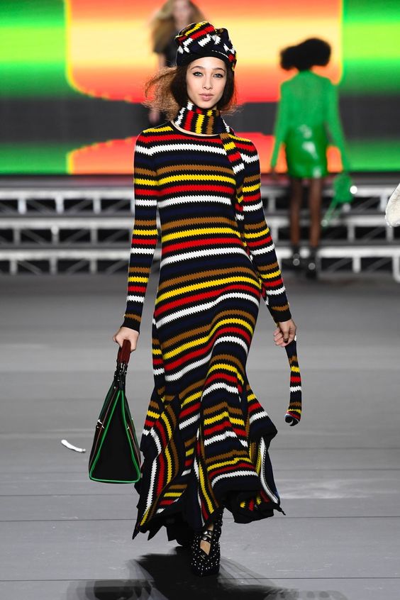 rochii-tricotate-2020-rochie lungă Sonia Rykiel