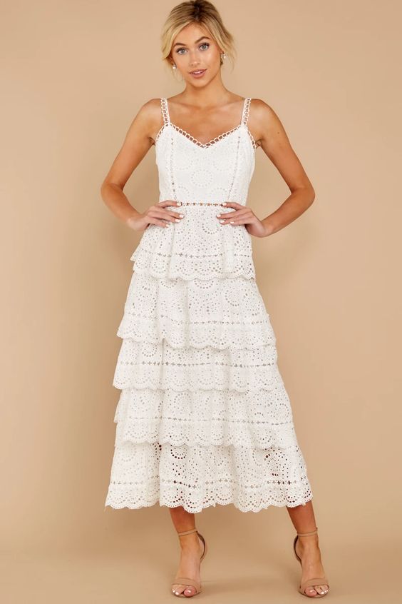 rochii-cocktail-rochie albă de vară