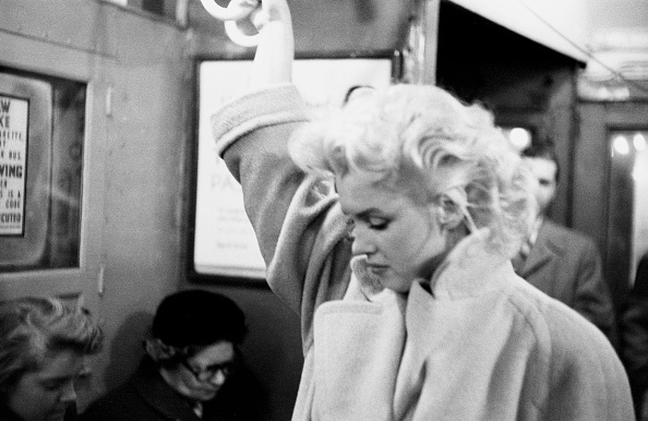 Marilyn Monroe cu metroul