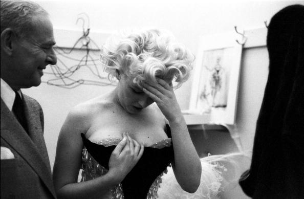 Marilyn Monroe in cabina de proba
