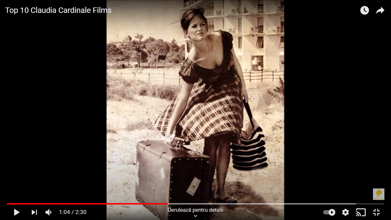 Claudia Cardinale în filmul Fata cu o valiză