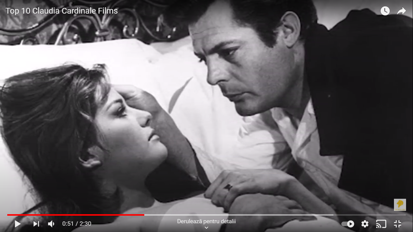Claudia Cardinale și Marcello Mastroiani in filmul Frumosul Antonio