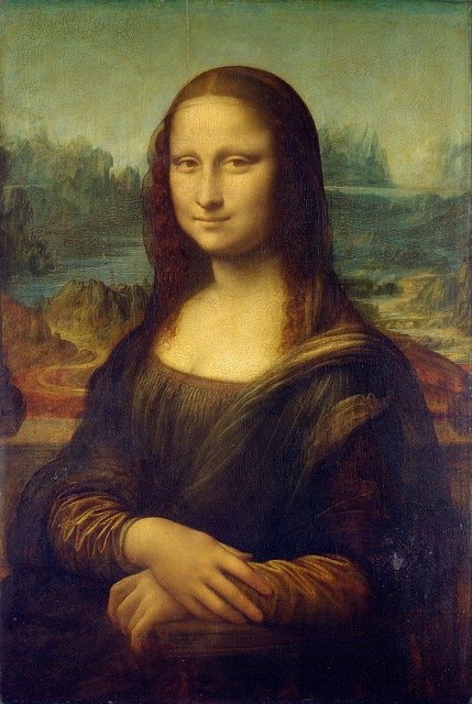 Pictură cu Mona Lisa
