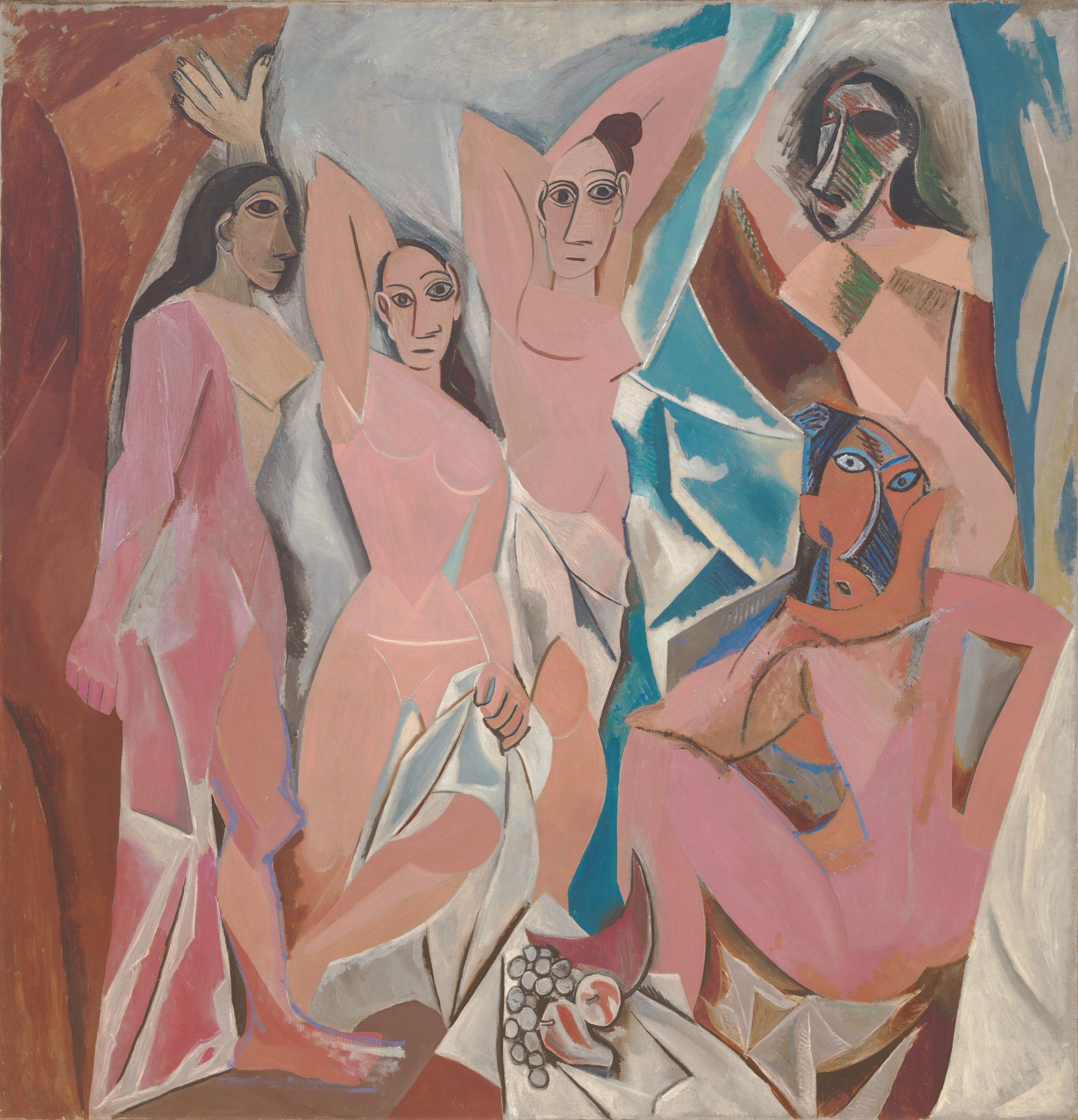 Pictură originala Domnișoarele din Avignon de Pablo Picasso