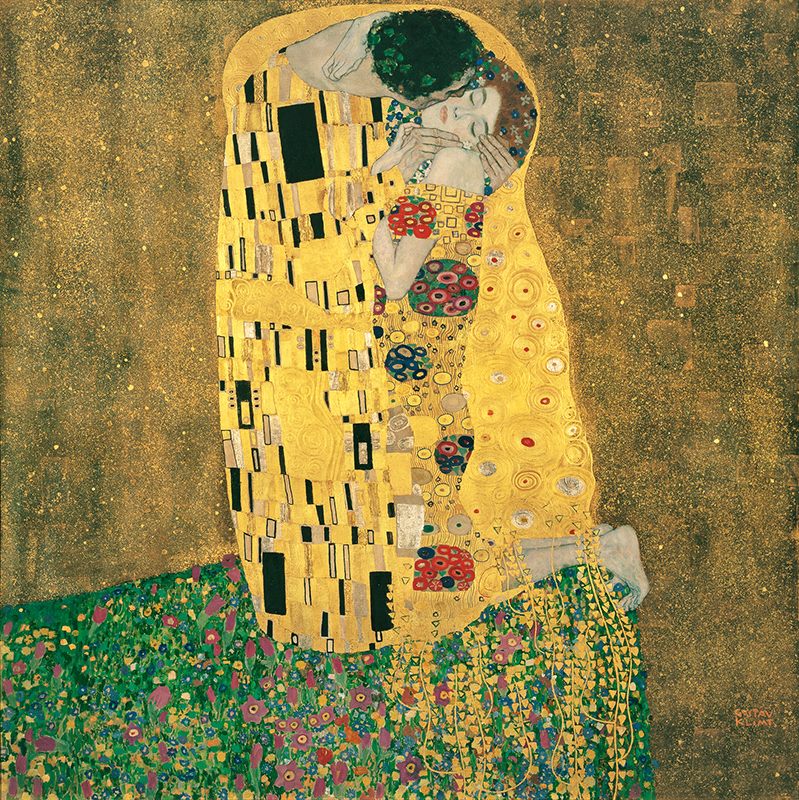 Pictura Sarutul de Gustav Klimt