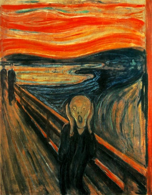 Pictură Țipătul de Edvard Munch