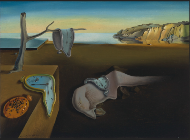 Persistența memoriei-pictura de Salvador Dali
