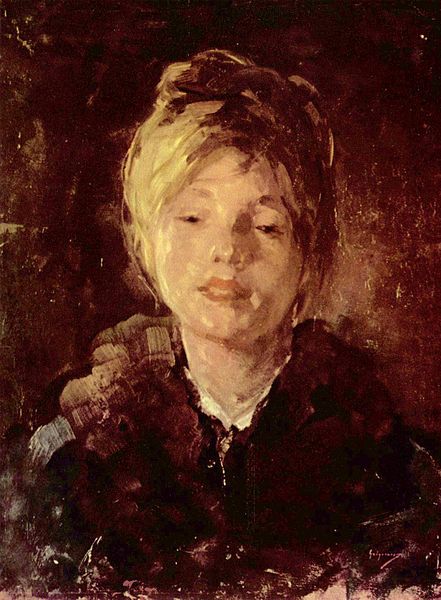 Portret de femeie -pictura de Nicolae Grigorescu