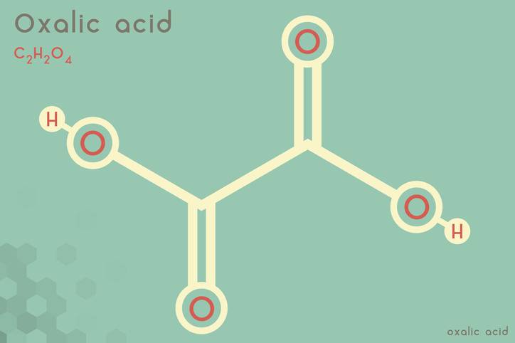 Formula chimică a oxalaților
