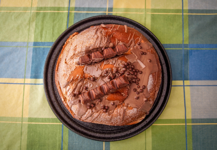 Tort de casă din kinder bueno