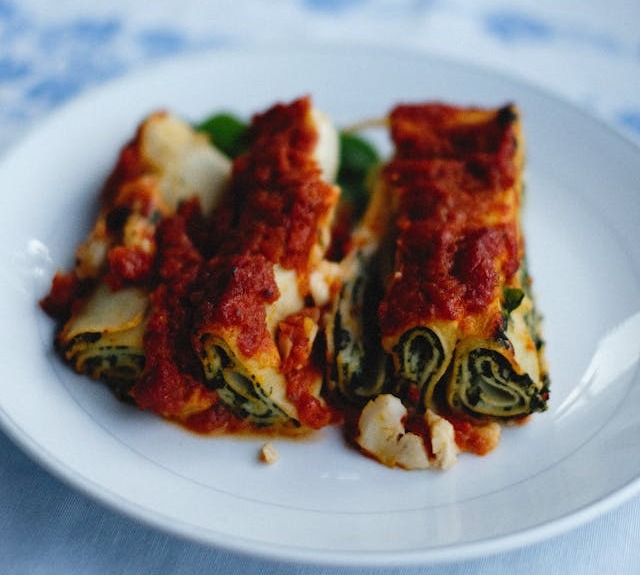 Cannelloni in farfurie