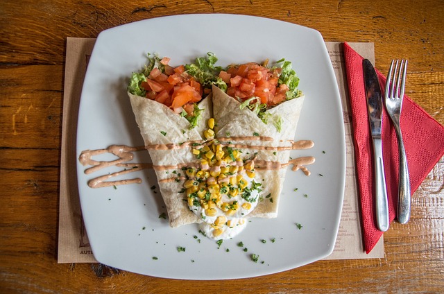Quesadilla in farfurie