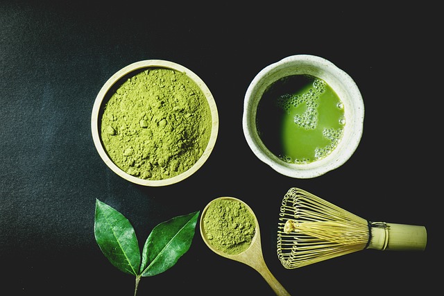 Ceasca de ceai matcha