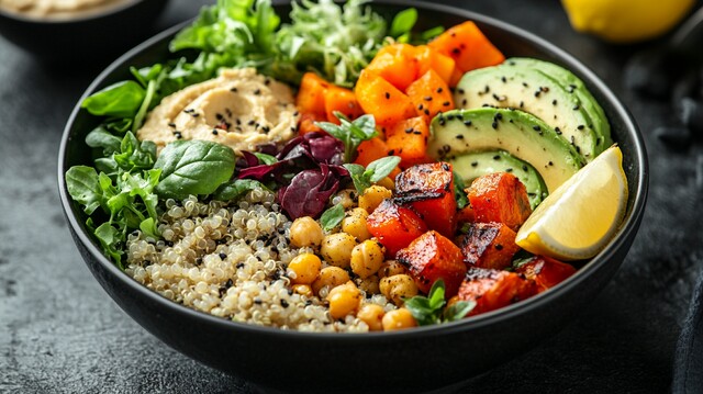 Salata cu naut si legume